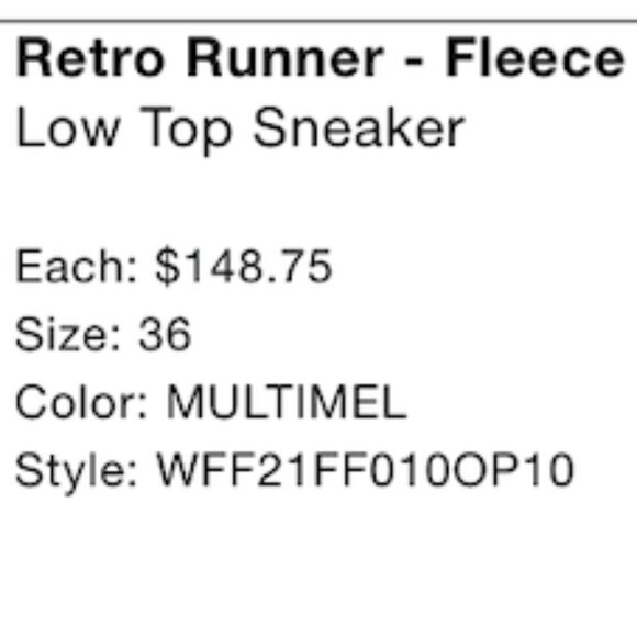 Rag & Bone Retro Runner Women's Sneakers Wool Felt Fleece - Size 36 / 6M - Picture 15 of 16